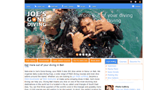 Desktop Screenshot of joesgonediving.com